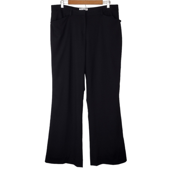 Pendleton Petite Virgin Wool Wide Leg Trouser Pants - Picture 1 of 11